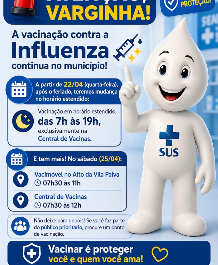 VACINAÇÃO CONTRA INFLUENZA
